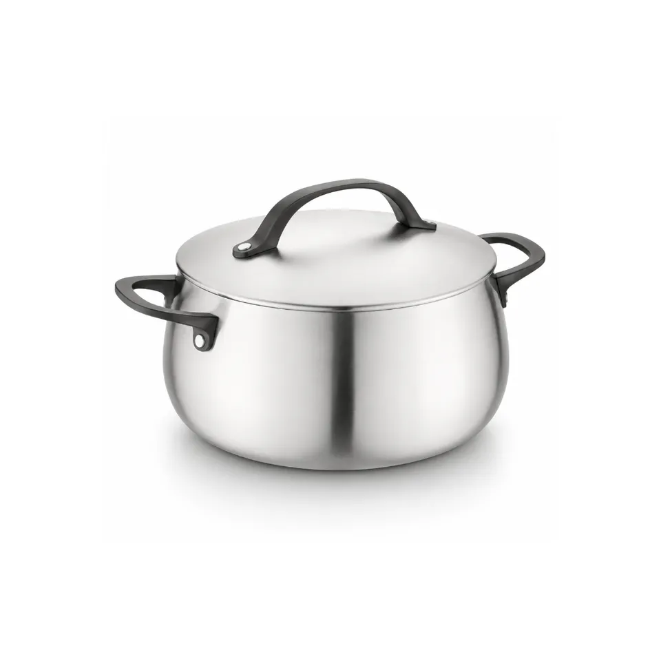 Berghoff Belly Casserole 18 cm inox sans revêtement