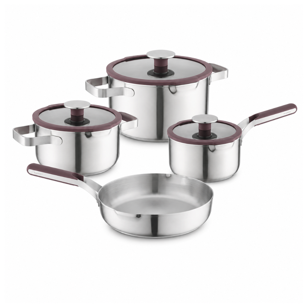 Berghoff Elements Batterie 7 pièces inox induction
