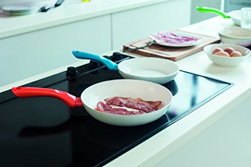 Beka Fluo poêle 24 cm aluminium céramique manche rouge