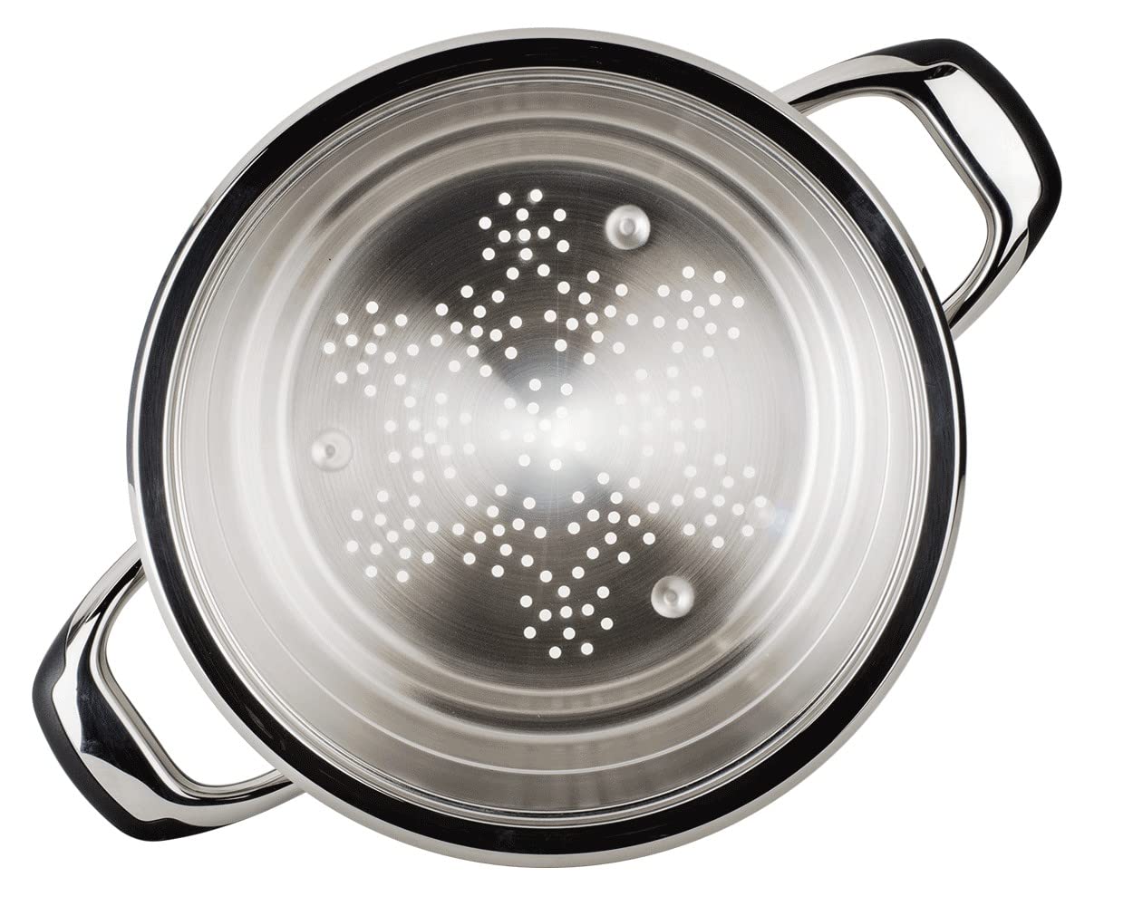 Ecovitam Cuiseur Vapeur Inox 24 cm 6 L Sans PFAS