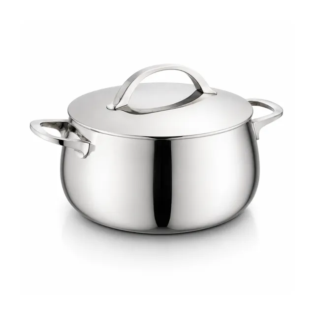 Berghoff Belly faitout inox 24 cm sans revêtement induction