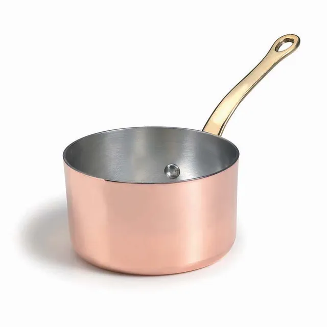 Agnelli 1932 casserolette haute cuivre étamé 2mm 1 manche