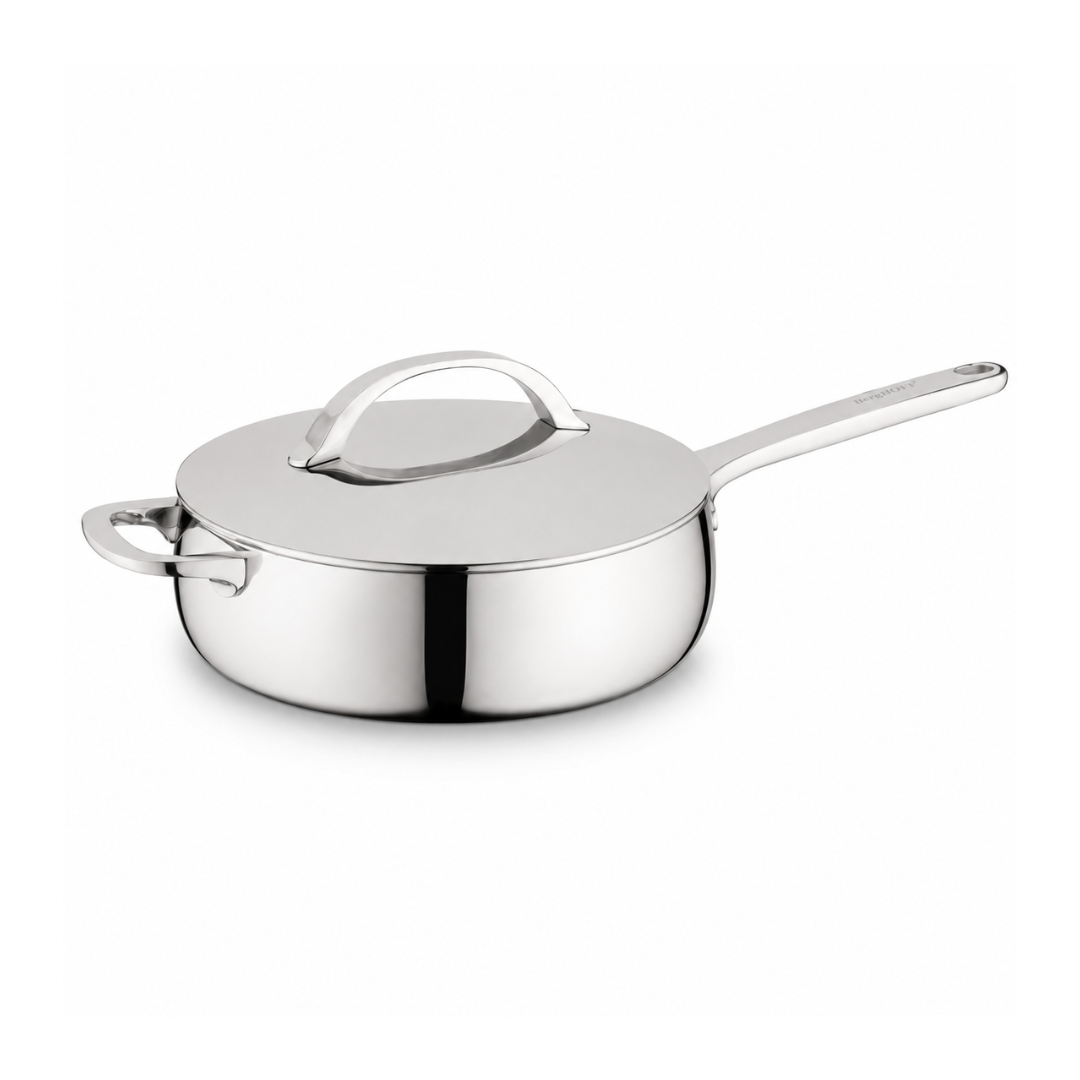 Berghoff Belly Sauteuse 24 cm avec Couvercle Inox